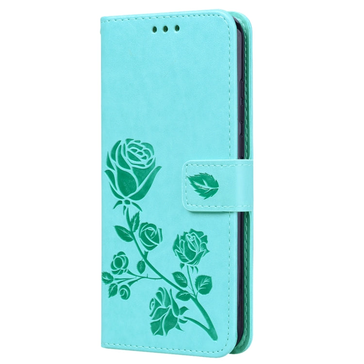 Rose Embossed Horizontal Flip PU Leather Case for Huawei Honor 8A/Y6 2019, with Holder & Card Slots & Wallet