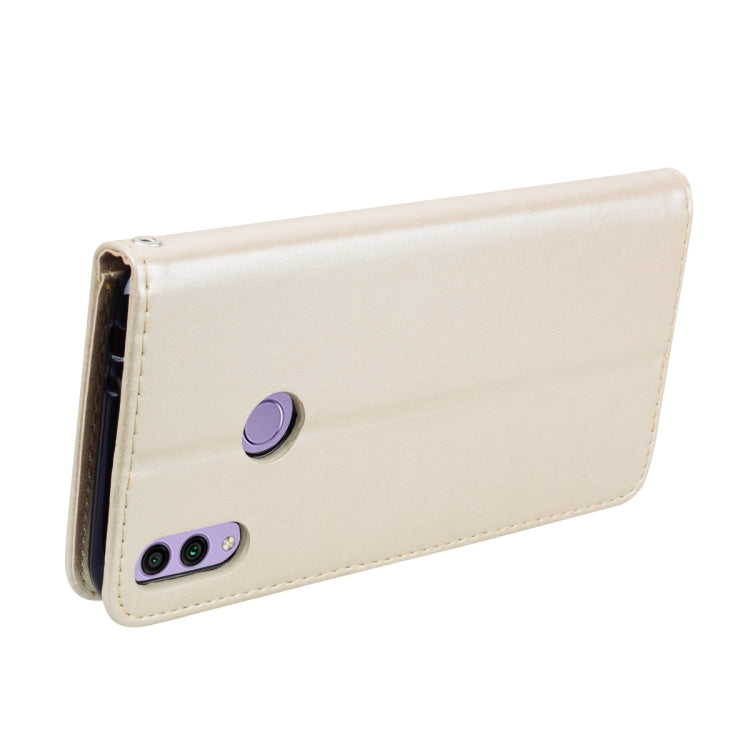 Rose Embossed Horizontal Flip PU Leather Case for Huawei Honor 8C, with Holder & Card Slots & Wallet