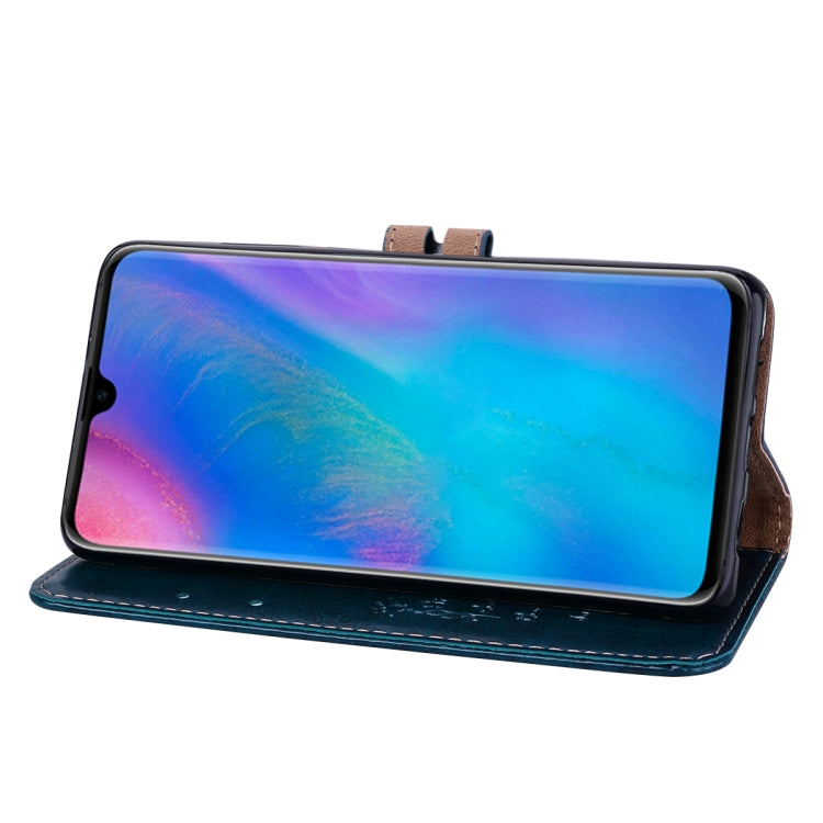 Business Style Oil Wax Texture Horizontal Flip Leather Case for Huawei P30, with Holder & Card Slots & Wallet