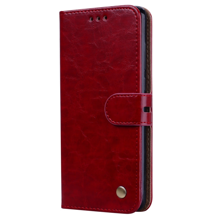 Business Style Oil Wax Texture Horizontal Flip Leather Case for Huawei P30, with Holder & Card Slots & Wallet