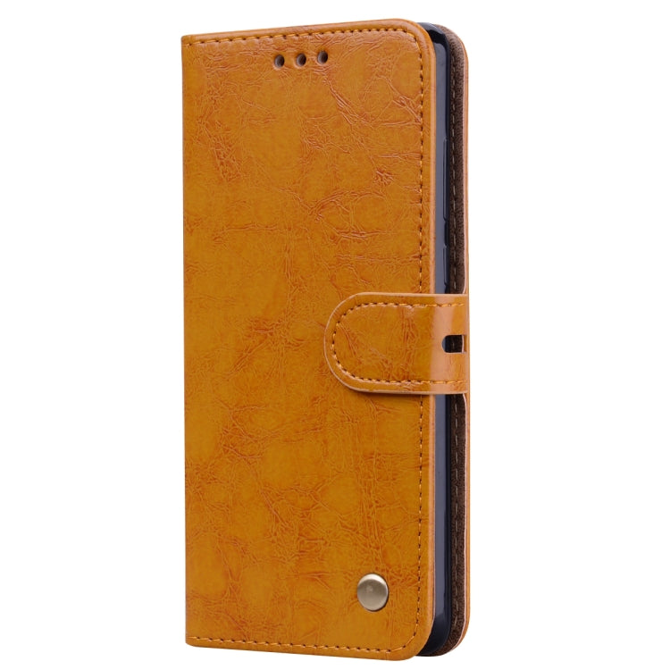 Business Style Oil Wax Texture Horizontal Flip Leather Case for Huawei P30, with Holder & Card Slots & Wallet