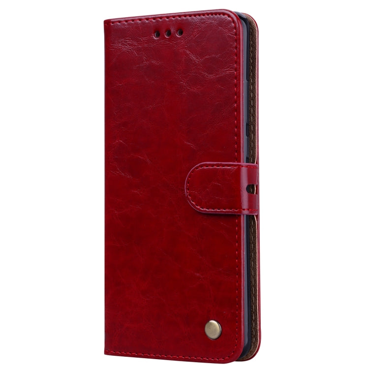 Business Style Oil Wax Texture Horizontal Flip Leather Case for Huawei P30 Pro, with Holder & Card Slots & Wallet