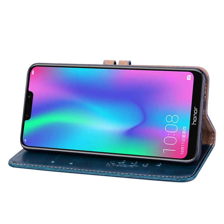 Business Style Oil Wax Texture Horizontal Flip Leather Case for Huawei Honor 8C, with Holder & Card Slots & Wallet