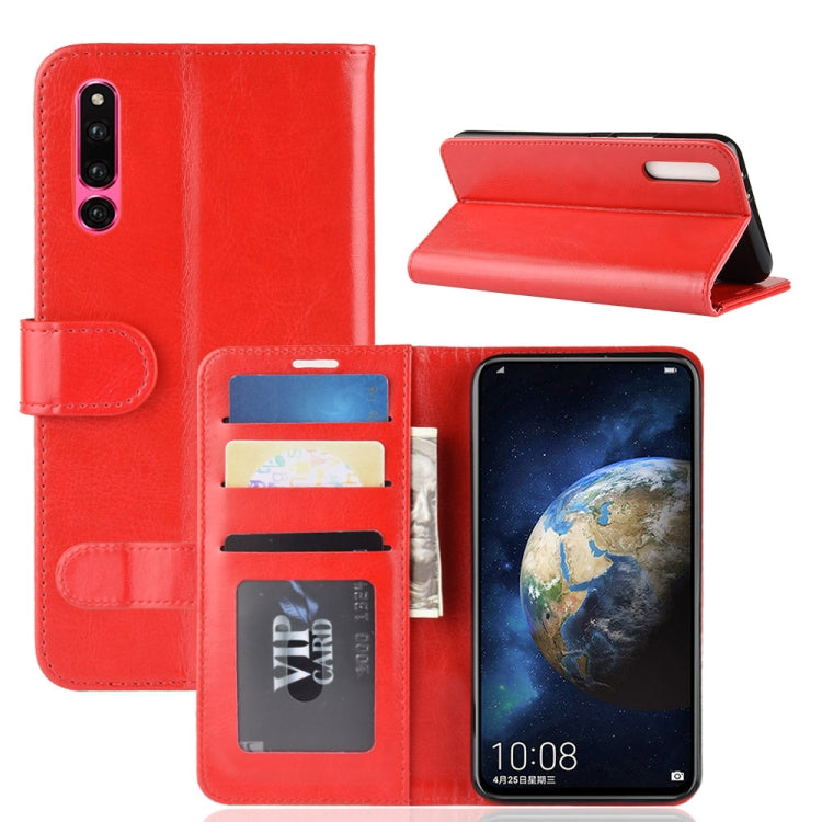 R64 Texture Single Fold Horizontal Flip Leather Case for Huawei Honor Magic 2, with Holder & Card Slots & Wallet