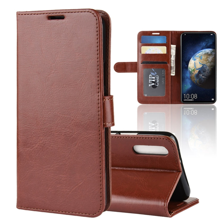 R64 Texture Single Fold Horizontal Flip Leather Case for Huawei Honor Magic 2, with Holder & Card Slots & Wallet