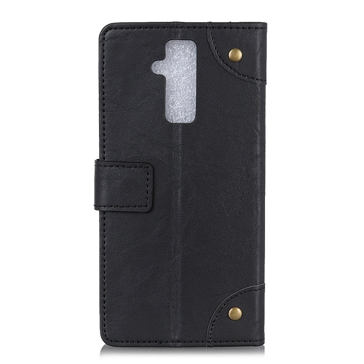 Copper Buckle Retro Crazy Horse Texture Horizontal Flip Leather Case for Huawei Mate 20 Lite, with Holder & Card Slots & Wallet