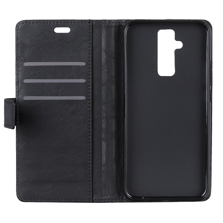 Copper Buckle Retro Crazy Horse Texture Horizontal Flip Leather Case for Huawei Mate 20 Lite, with Holder & Card Slots & Wallet