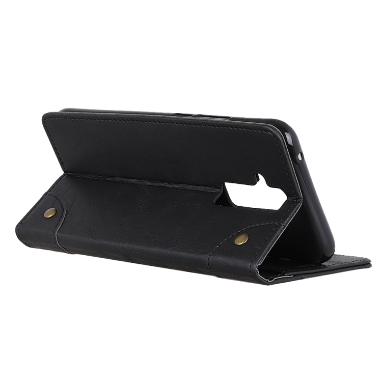 Copper Buckle Retro Crazy Horse Texture Horizontal Flip Leather Case for Huawei Mate 20 Lite, with Holder & Card Slots & Wallet