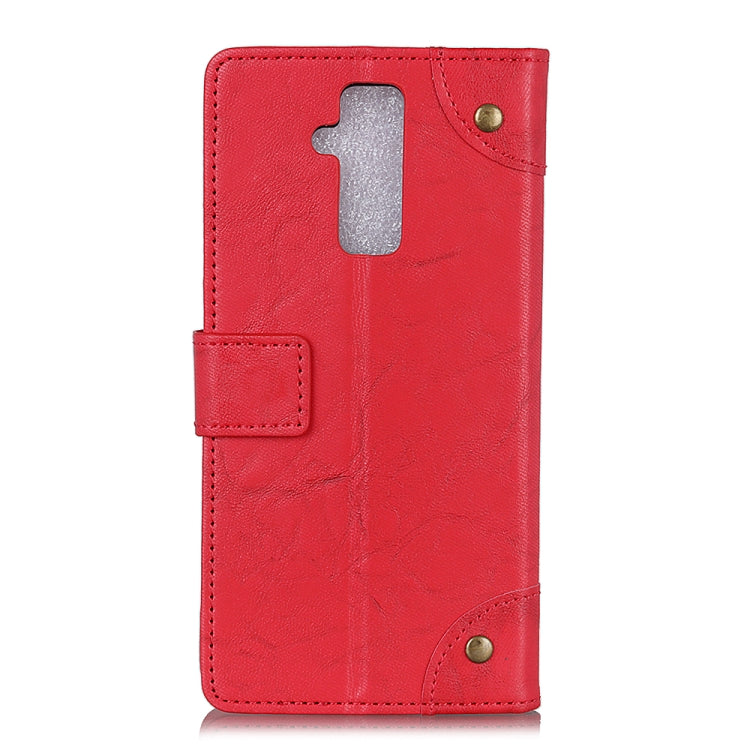 Copper Buckle Retro Crazy Horse Texture Horizontal Flip Leather Case for Huawei Mate 20 Lite, with Holder & Card Slots & Wallet