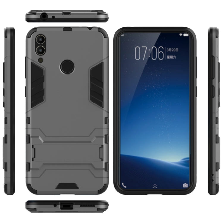 Shockproof PC + TPU Case for Huawei Honor 8C, with Holder