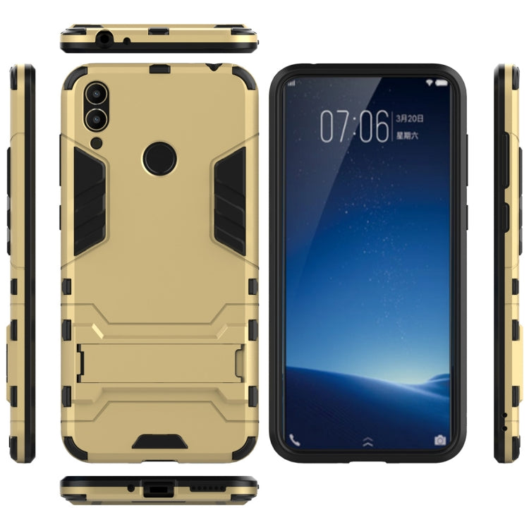 Shockproof PC + TPU Case for Huawei Honor 8C, with Holder