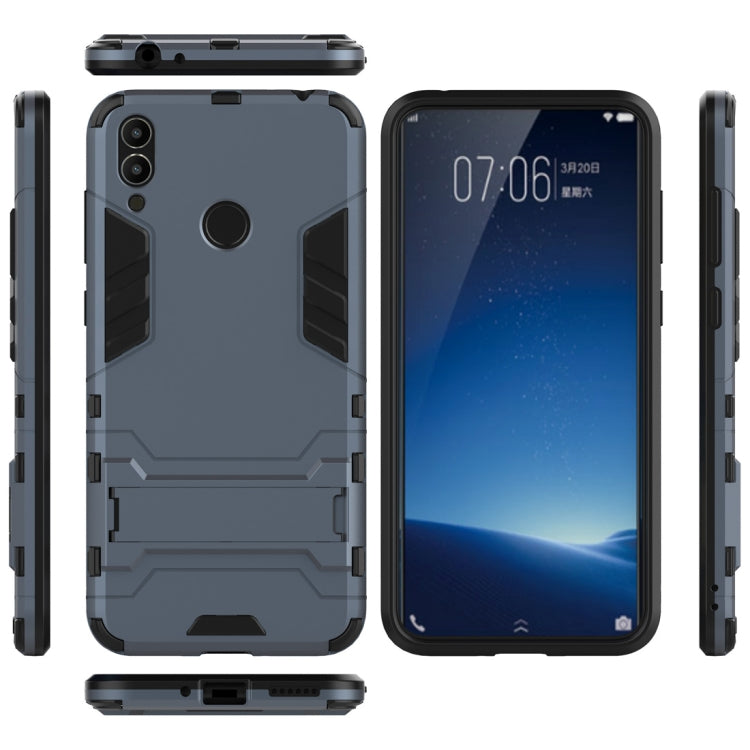 Shockproof PC + TPU Case for Huawei Honor 8C, with Holder