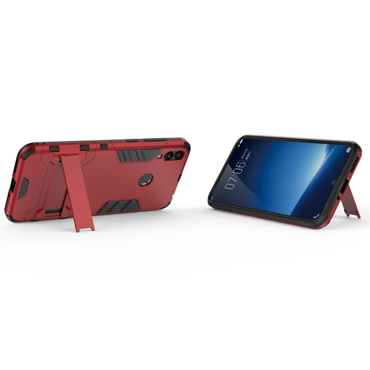 Shockproof PC + TPU Case for Huawei Honor 8C, with Holder