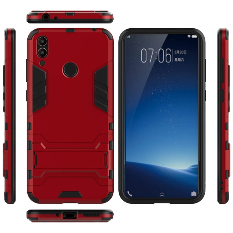 Shockproof PC + TPU Case for Huawei Honor 8C, with Holder