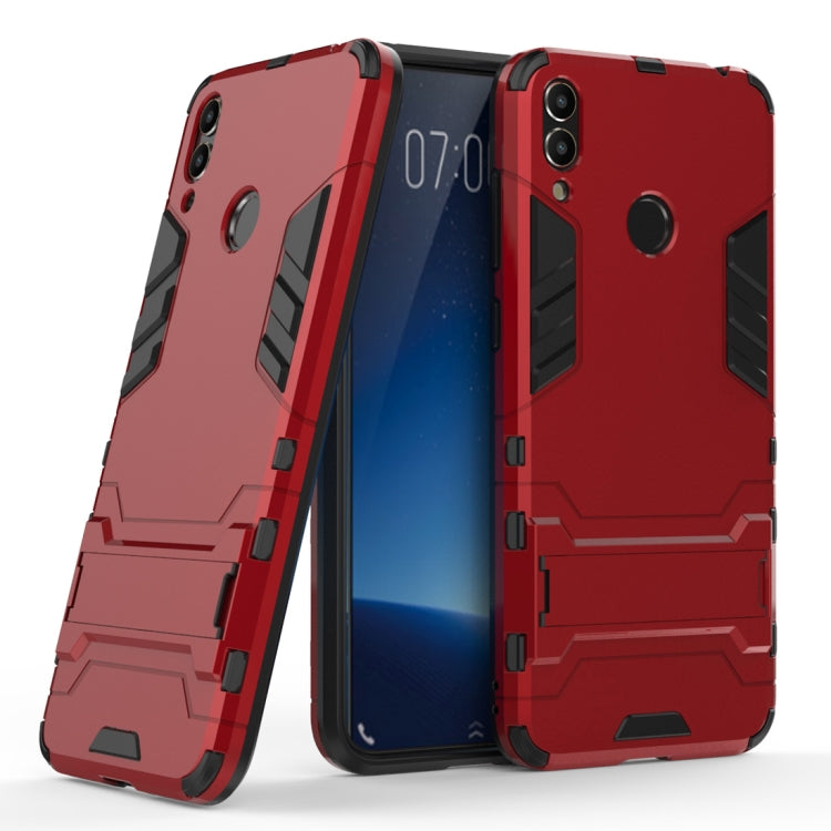 Shockproof PC + TPU Case for Huawei Honor 8C, with Holder