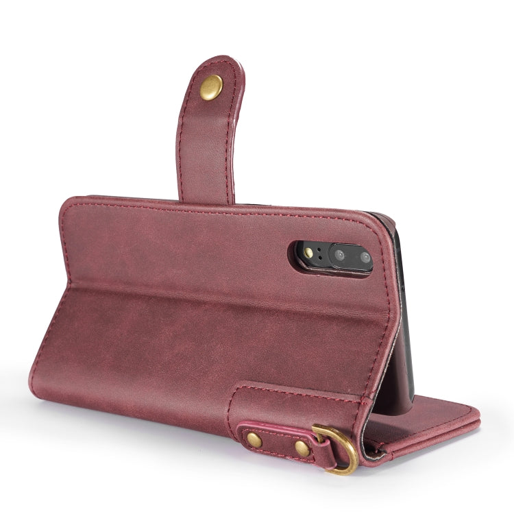 Cowhide Texture Horizontal Flip Leather Case for Huawei P20 Lite, with Holder & Card Slots & Wallet & Sling