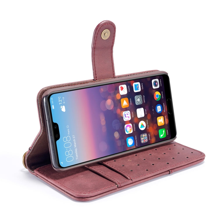 Cowhide Texture Horizontal Flip Leather Case for Huawei P20 Lite, with Holder & Card Slots & Wallet & Sling