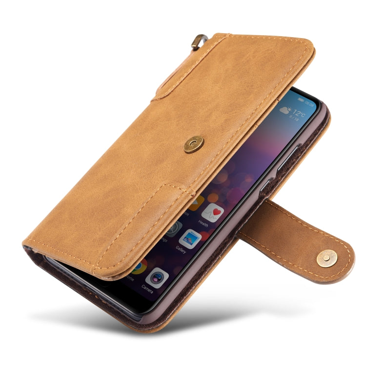 Cowhide Texture Horizontal Flip Leather Case for Huawei P20 Lite, with Holder & Card Slots & Wallet & Sling