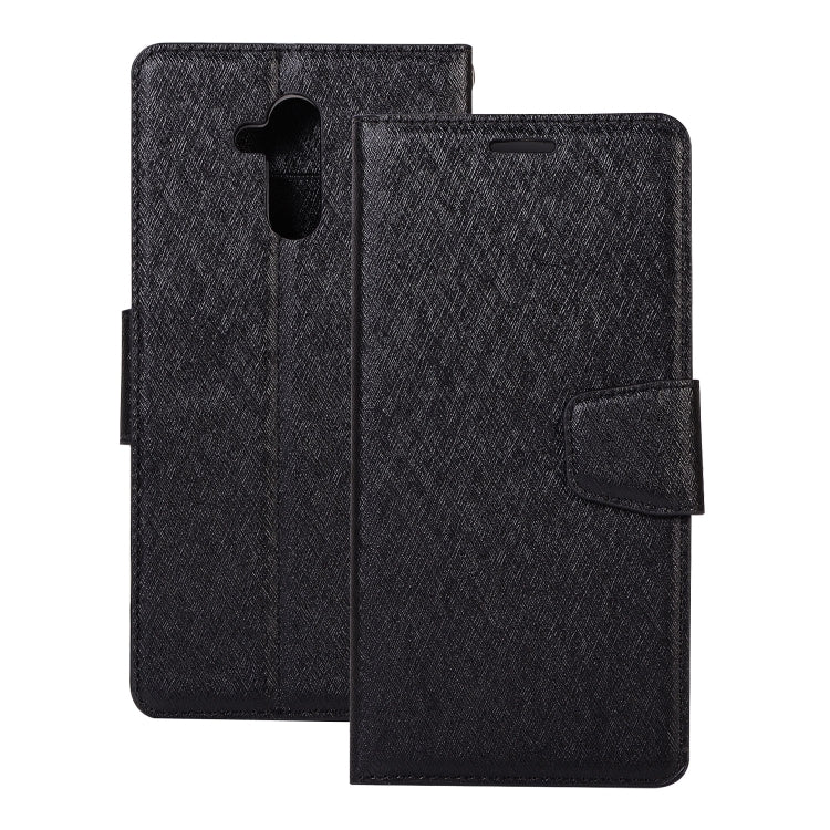 Silk Texture Horizontal Flip Leather Case for Huawei Mate 20 Lite, with Holder & Card slots & Wallet & Photo Frame