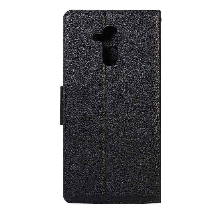 Silk Texture Horizontal Flip Leather Case for Huawei Mate 20 Lite, with Holder & Card slots & Wallet & Photo Frame