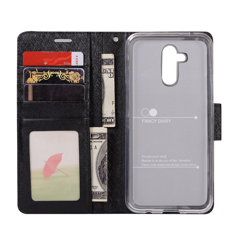 Silk Texture Horizontal Flip Leather Case for Huawei Mate 20 Lite, with Holder & Card slots & Wallet & Photo Frame