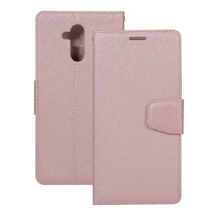 Silk Texture Horizontal Flip Leather Case for Huawei Mate 20 Lite, with Holder & Card slots & Wallet & Photo Frame