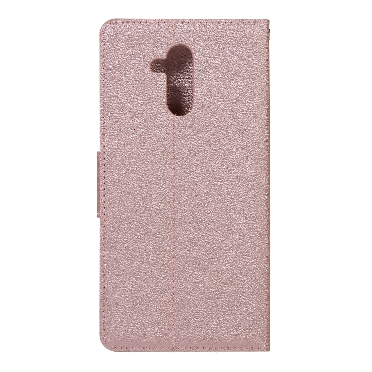 Silk Texture Horizontal Flip Leather Case for Huawei Mate 20 Lite, with Holder & Card slots & Wallet & Photo Frame