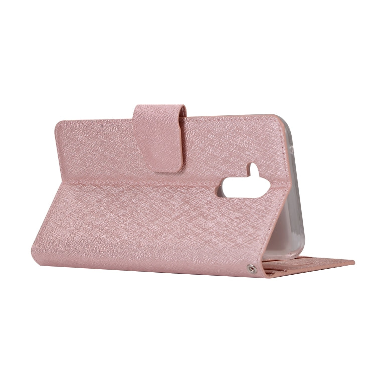 Silk Texture Horizontal Flip Leather Case for Huawei Mate 20 Lite, with Holder & Card slots & Wallet & Photo Frame