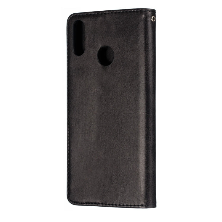 Calf Texture Zipper Magnetic Horizontal Flip Leather Case for Huawei Y9 (2019) / Enjoy 9 Plus, with Wallet & Holder & Card Slots