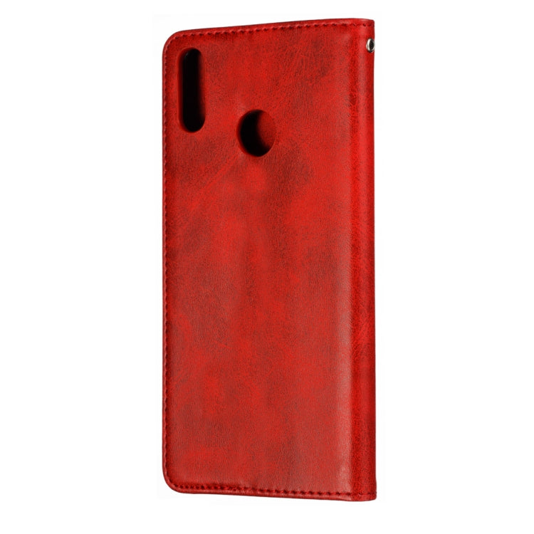 Calf Texture Zipper Magnetic Horizontal Flip Leather Case for Huawei Y9 (2019) / Enjoy 9 Plus, with Wallet & Holder & Card Slots