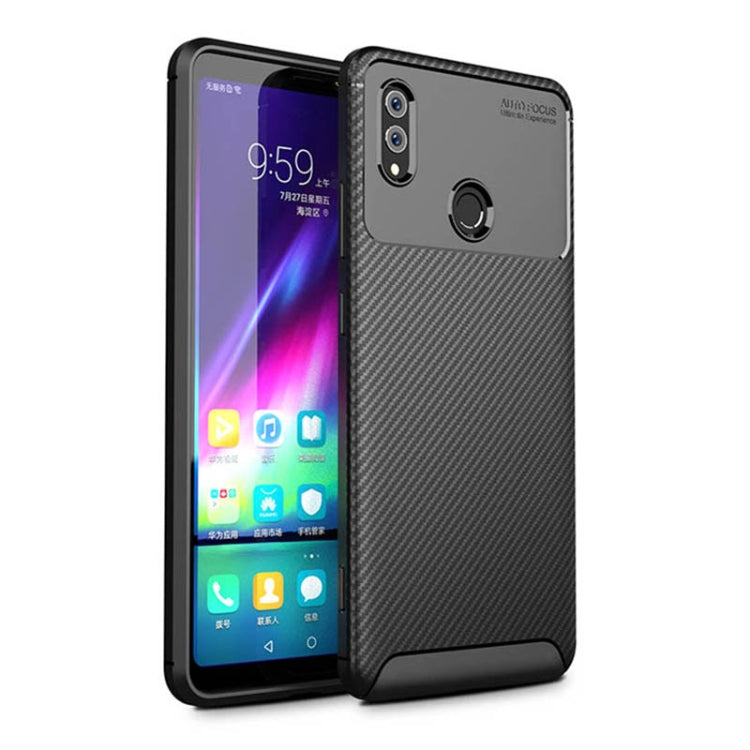 Beetle Shape Carbon Fiber Texture Shockproof TPU Case for Huawei Honor Note 10