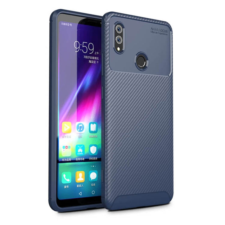 Beetle Shape Carbon Fiber Texture Shockproof TPU Case for Huawei Honor Note 10