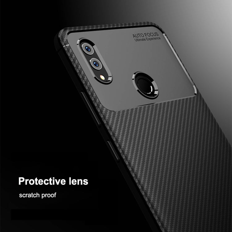 Beetle Shape Carbon Fiber Texture Shockproof TPU Case for Huawei Honor Note 10