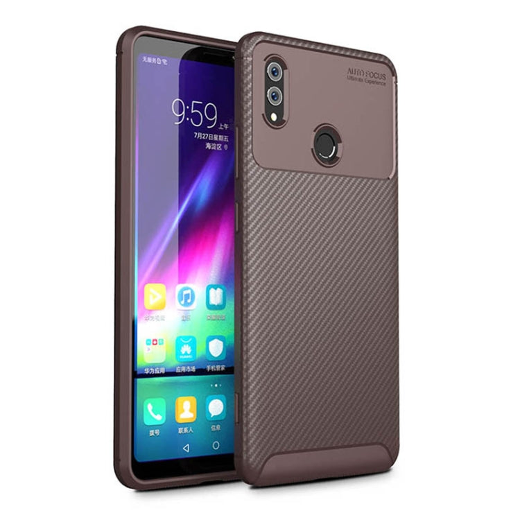 Beetle Shape Carbon Fiber Texture Shockproof TPU Case for Huawei Honor Note 10
