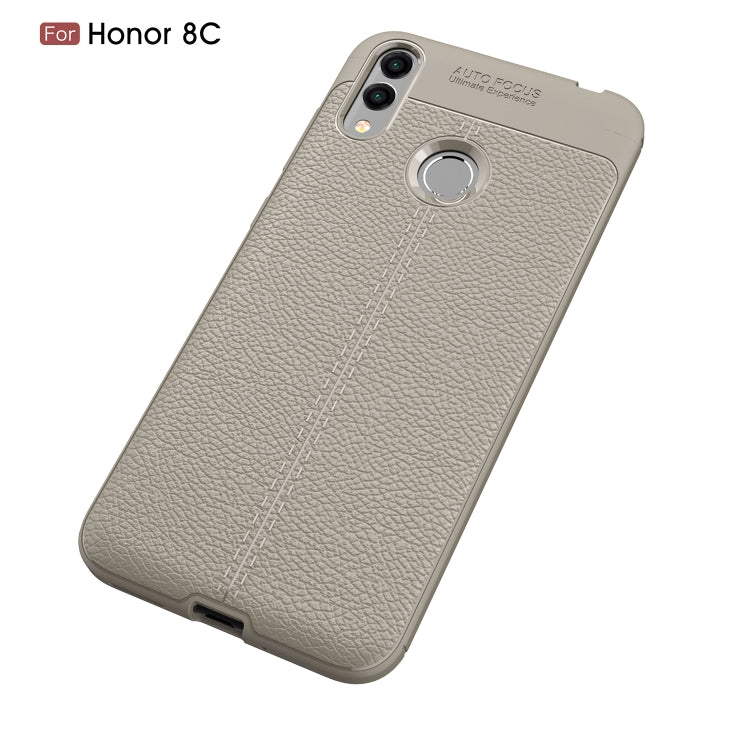Litchi Texture TPU Shockproof Case for Huawei Honor 8C