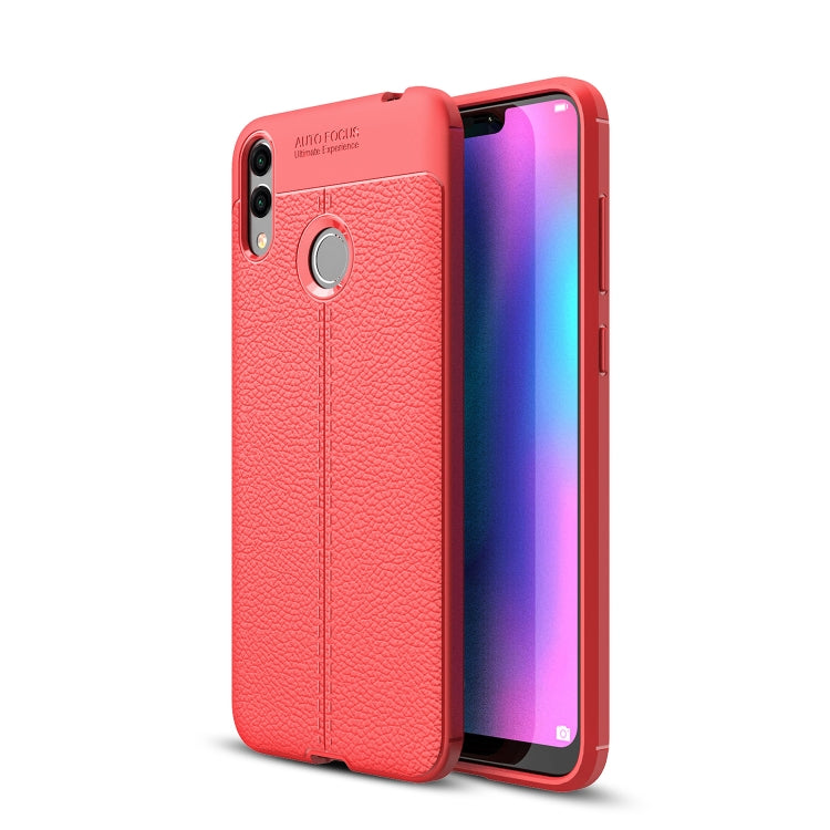 Litchi Texture TPU Shockproof Case for Huawei Honor 8C