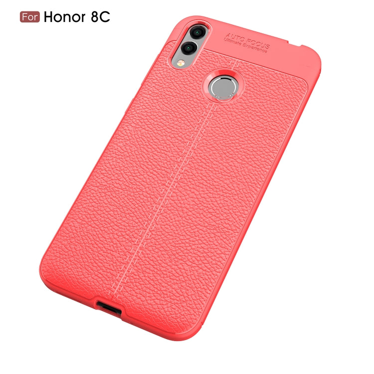 Litchi Texture TPU Shockproof Case for Huawei Honor 8C