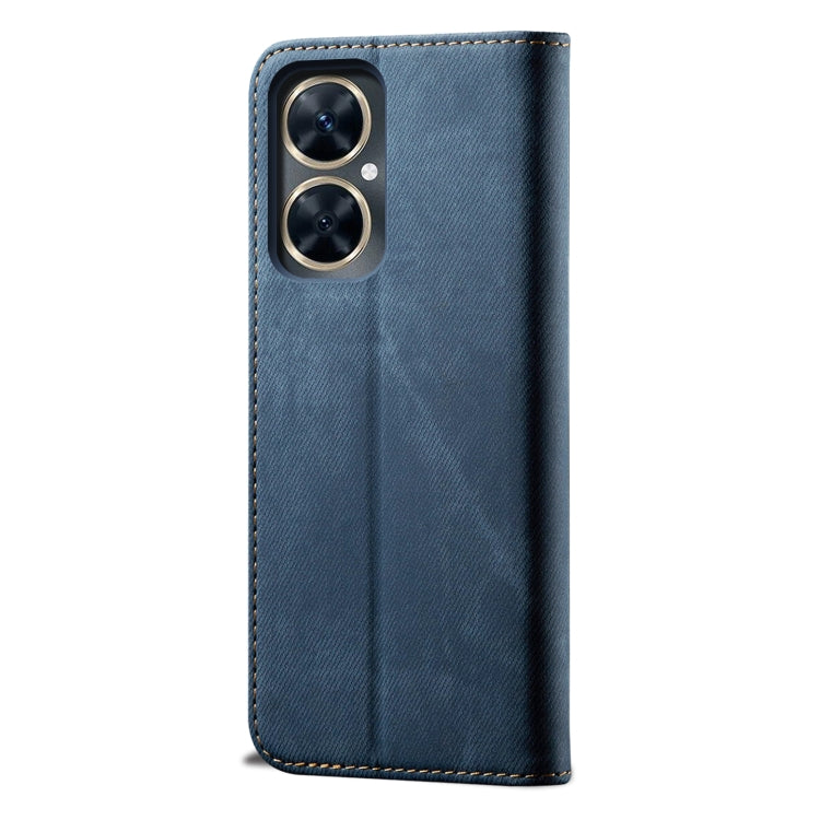 Denim Texture Flip Leather Phone Case For Huawei Maimang 20 / Enjoy 60 Pro / nova 11i