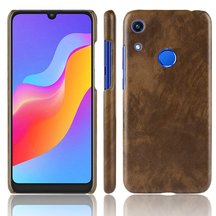 Shockproof Litchi Texture PC + PU Case for Huawei Honor 8A