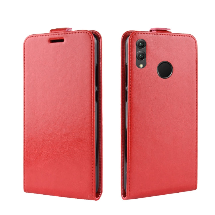 Business Style Vertical Flip Leather Protective Back Cover Case for Huawei Honor 8X, with Card Slot