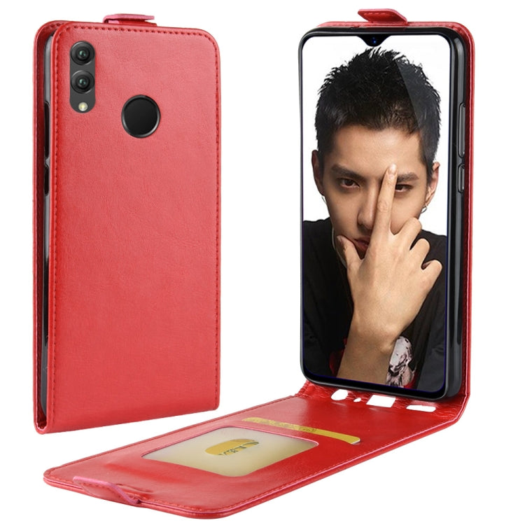 Business Style Vertical Flip Leather Protective Back Cover Case for Huawei Honor 8X, with Card Slot
