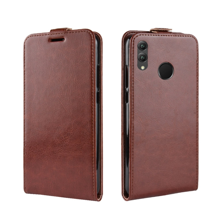 Business Style Vertical Flip Leather Protective Back Cover Case for Huawei Honor 8X, with Card Slot