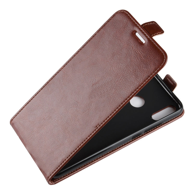 Business Style Vertical Flip Leather Protective Back Cover Case for Huawei Honor 8X, with Card Slot