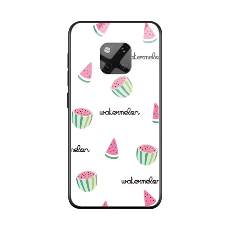 Watermelon Pattern TPU Colorful Painted Glass Case for Huawei Mate 20 Pro