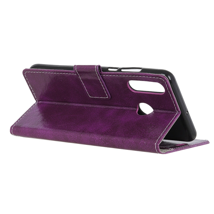 Retro Crazy Horse Texture Horizontal Flip Leather Case for Huawei P30 Lite, with Wallet & Holder & Card Slots & Photo Frame