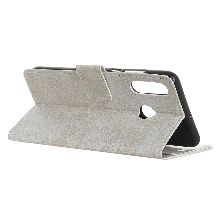 Retro Crazy Horse Texture Horizontal Flip Leather Case for Huawei P30 Lite, with Wallet & Holder & Card Slots & Photo Frame