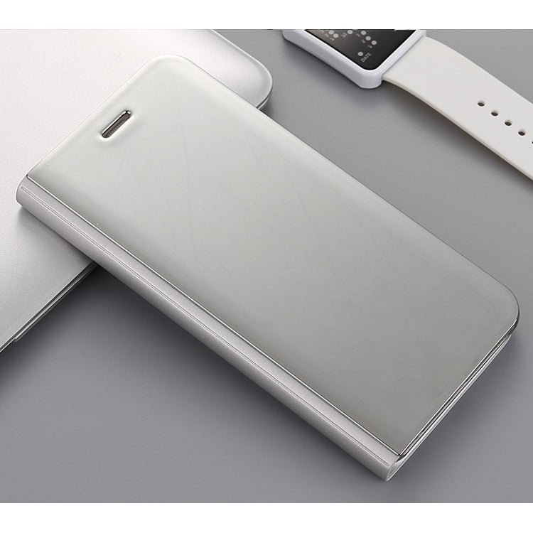 For Huawei P10 Plus Electroplating PC + PU Horizontal Flip Protective Case with Holder & Sleep / Wake-up Function