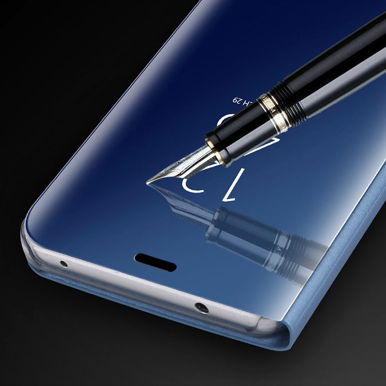 For Huawei Mate 9 Electroplating PC + PU Horizontal Flip Protective Case with Holder & Sleep / Wake-up Function