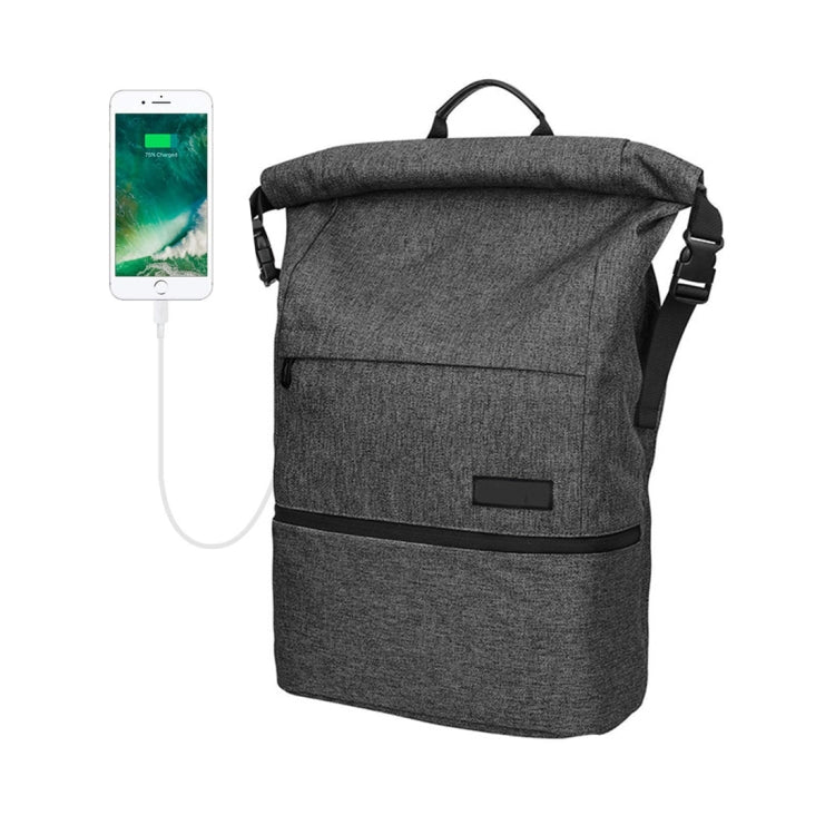 Polyester Waterproof Laptop Backpack with USB Interface Capacity: 35L