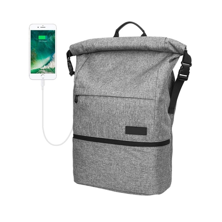 Polyester Waterproof Laptop Backpack with USB Interface Capacity: 35L